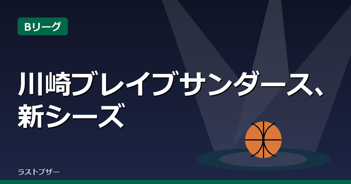 川崎ブレイブサンダース、新シーズンのロスター発表 新加入6選手と新体制